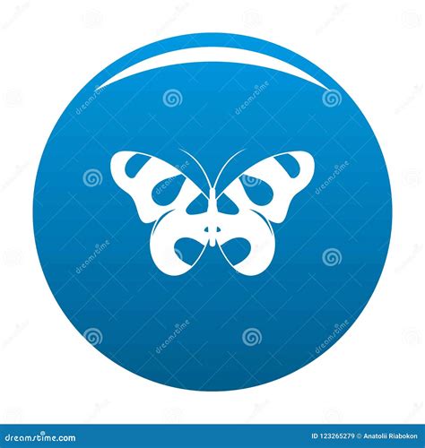 Flying Butterfly Icon Blue Stock Illustration Illustration Of Isolated