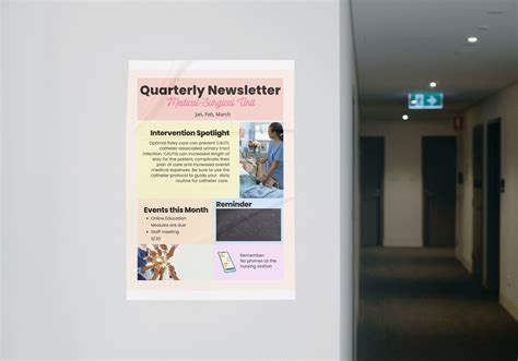 Nursing Newsletter Template Etsy