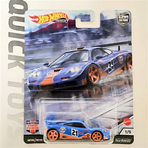 玩具快克 HOT WHEELS 風火輪 汽車文化 精裝 膠胎 麥拉輪 GULF 塗裝 McLAREN F GTR 蝦皮購物