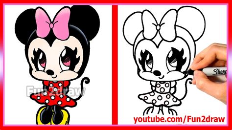 How To Draw Minnie Mouse Step By Step