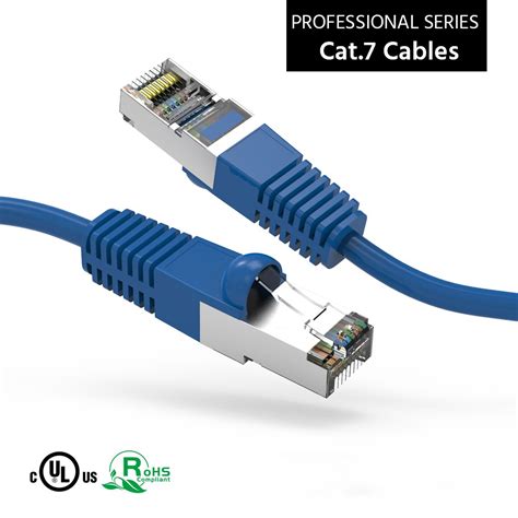 Cat 7 Shielded Sstp 600mhz Ethernet Network Booted Cable American Teledata Store