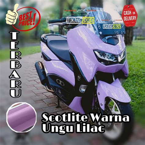 Jual Sticker Scotlite Ungu Lilac Oracal Scotlite Motor Nmax Stiker