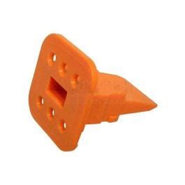 Deutsch Wedge Lock Pin Orange Suits Dt Receptacle W S Shop Online