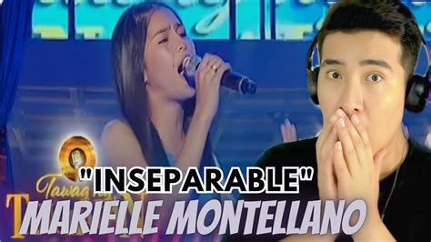 Reaction Tawag Ng Tanghalan Marielle Montellano Inseparable