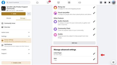 facebook group settings