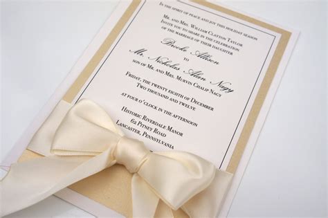 Classic Elegant Wedding Invitations Invitation Design Blog