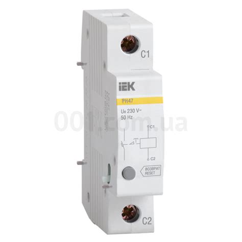 Расцепитель независимый РН47 на DIN-рейку IEK (MVA01D-RN) купить в ...