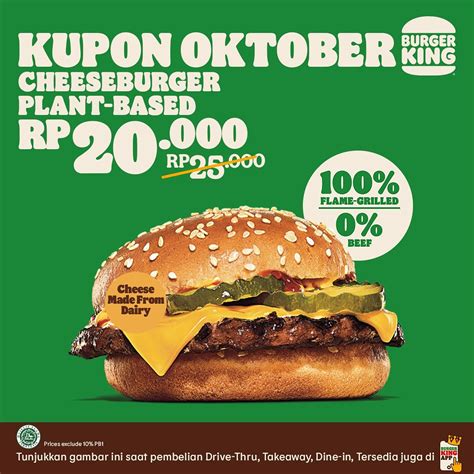 Kupon Burger King Khusus Untuk Bulan Oktober Sopasti