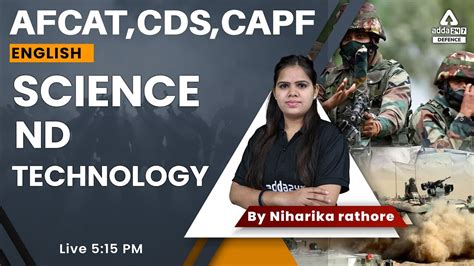 Science And Technology For Afcat Cds Capf Afcat Cds