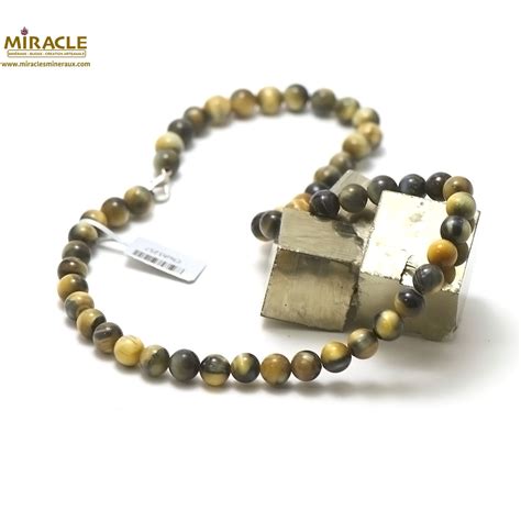 Collier Oeil de tigre Miracles minéraux