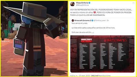 Missasinfonia Confirmado En El Dios De Todo Y En Minecraft Extremo