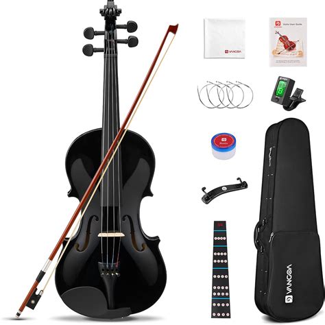 Vangoa 44 Violino Acustico Concerto Violin Set Con Custodia Colofonia