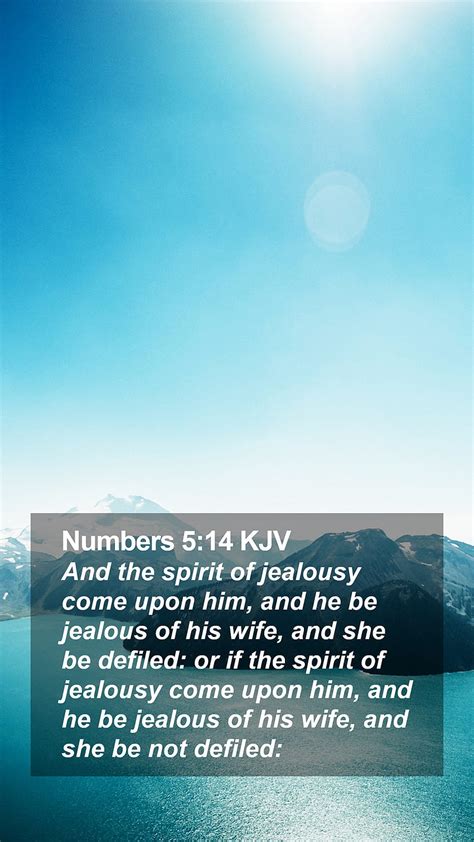 Numbers 5 14 KJV Mobile Phone HD Phone Wallpaper Pxfuel