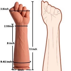 Amazon Huge Silicone Clenched Fisting Dildo Inch Extra Large