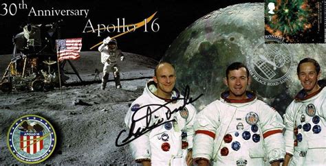 Charlie Duke Autograph Signed Apollo 16