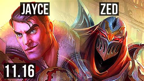 Jayce Vs Zed Mid 39m Mastery 1500 Games 15412 Godlike Na