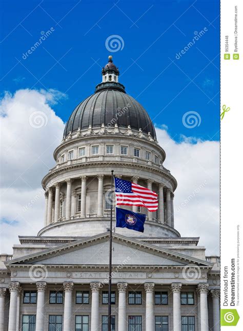 Utah State Capitol, USA stock photo. Image of facade - 95354448