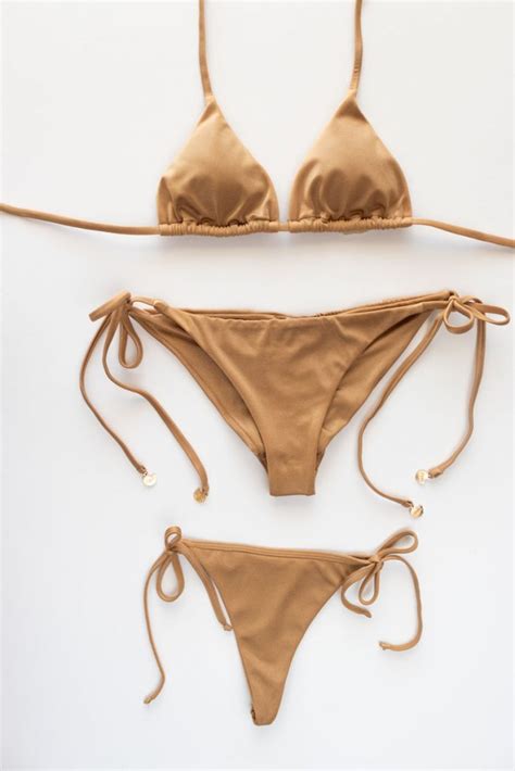 bikini bronceador tie básico Oleaje Swimwear