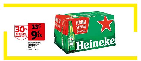 Promo Bi Re Blonde Heineken Chez Auchan Icatalogue Fr