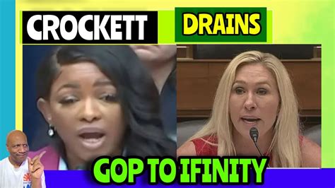 Jasmine Crockett Stunning Take Down Marj Taylor Greene Gop Clowns Again Again Again Youtube