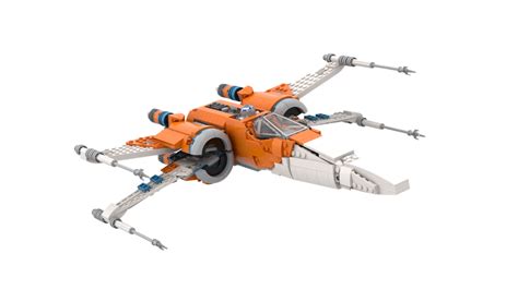 LEGO MOC 75273 Poe Dameron S X Wing T70 Accuracy Mod The Rise Of