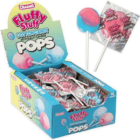 Fluffy Stuff Cotton Candy Lollipops - Sweetcraft