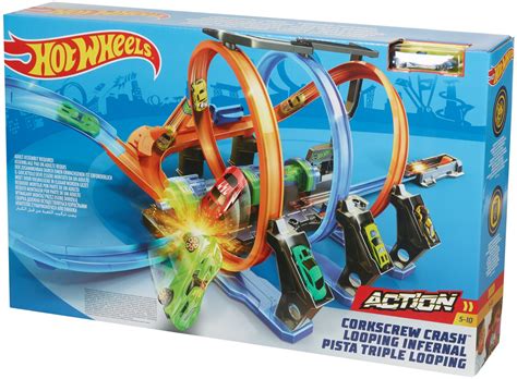 Hot Wheels Corkscrew Crash Looping Infernal Au Meilleur Prix Sur Idealo Fr