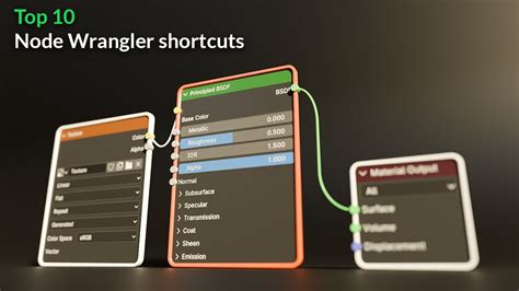 Top Node Wrangler Keyboard Shortcuts Blender Secrets Youtube