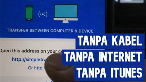 CARA TRANSFER FILE DARI IPHONE KE WINDOWS TANPA KABEL TANPA