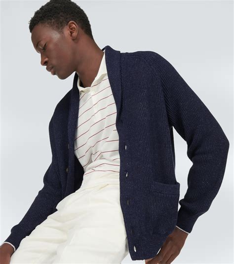 Brunello Cucinelli Cotton And Linen Cardigan Brunello Cucinelli