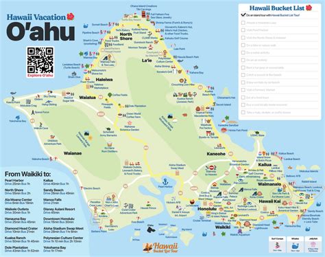 printable high resolution tourist maps  oahu waikiki