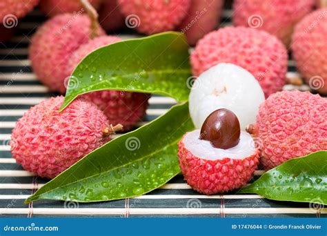 Ripe Lychee Fruit Stock Photo Image Of Decorative Healthy 17476044