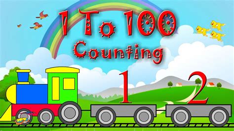 Train Counting 1 To 100count To 1 100 In English1 To 100 Count For