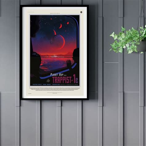 Za Nasa Trappist 1e Travel Poster