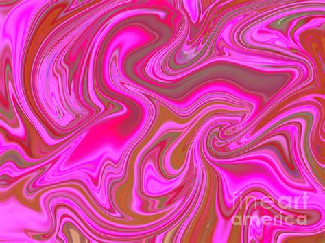 Hot Pink Swirl Design Pattern Digital Art By Barefoot Bodeez Art Pixels