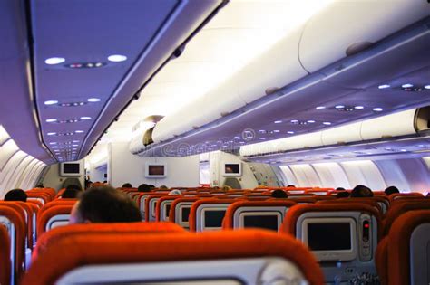 Airbus A330 interior stock photo. Image of airplane, commercial - 1000954