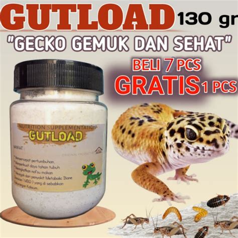 Jual 130GR GUTLOAD PAKAN SUPLEMEN JANGKRIK MAKANAN KECOA DUBIA