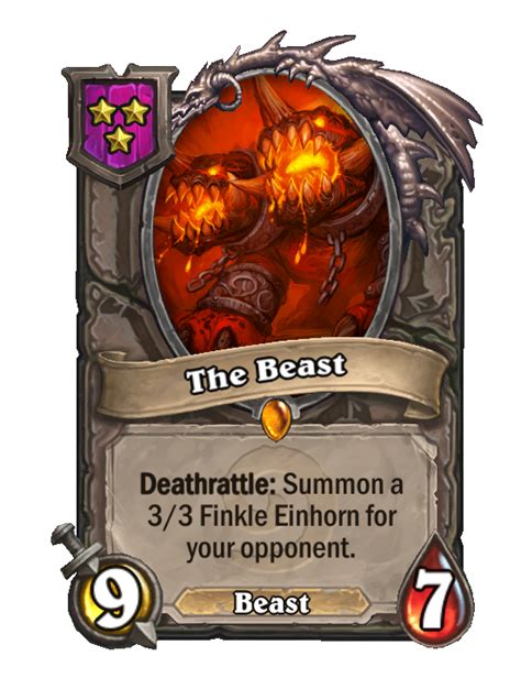 The Beast New Hearthstone Wiki