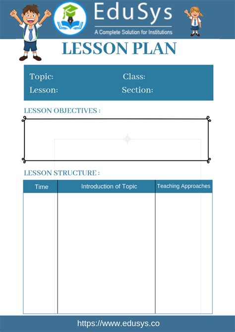 Cbse Lesson Plans 2022 5 Sample Format Templates