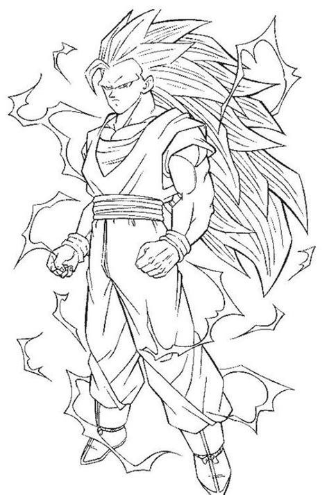 The Kindly Goku Coloring Pages Pdf Coloringfolder