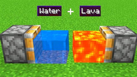 Water Lava Minecraft Youtube