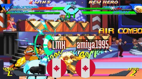 Xmvsf LMX CA Vs Amiya1995 CA X Men Vs Street Fighter Fightcade