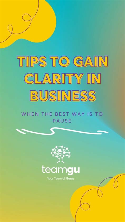 How To Gain Clarity In Your Business When The Best Way Is To Pause