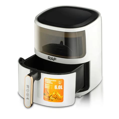 Friteuza Air Fryer RAF R 5330W Cu Aer Cald Fara Ulei 6 Litri Sticla