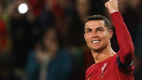 Portugal Liechtenstein Cristiano Ronaldo Marca Dois Golos E