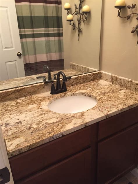 Fantasy Platinum Granite Bathroom - Titan Granite - St Louis MO