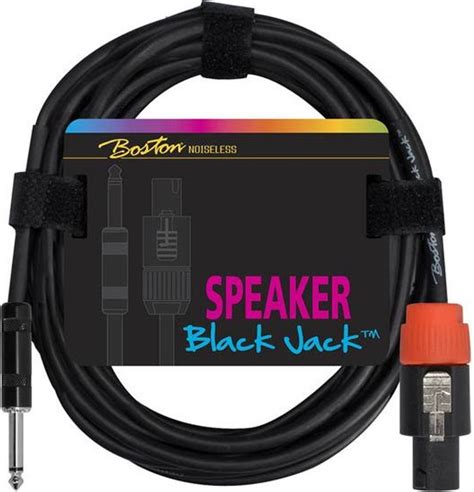 Speakerkabel Zwart Meter Jack Speakon X Mm Bol