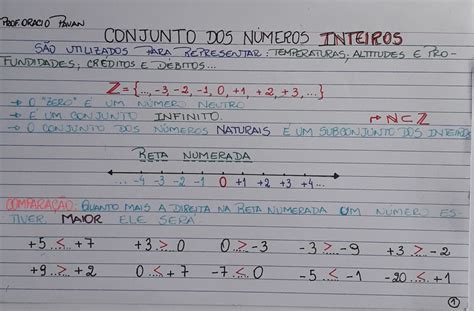 Conjunto De Numero Inteiros - 9