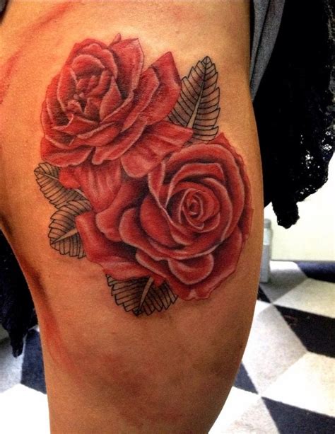 Rose Thigh Tattoos Designs Ideas And Meaning Tattoos For You