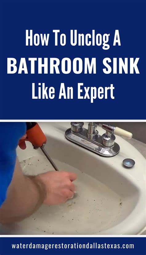 How To Unclog A Bathroom Sink Like An Expert Bathroom Sink Diy